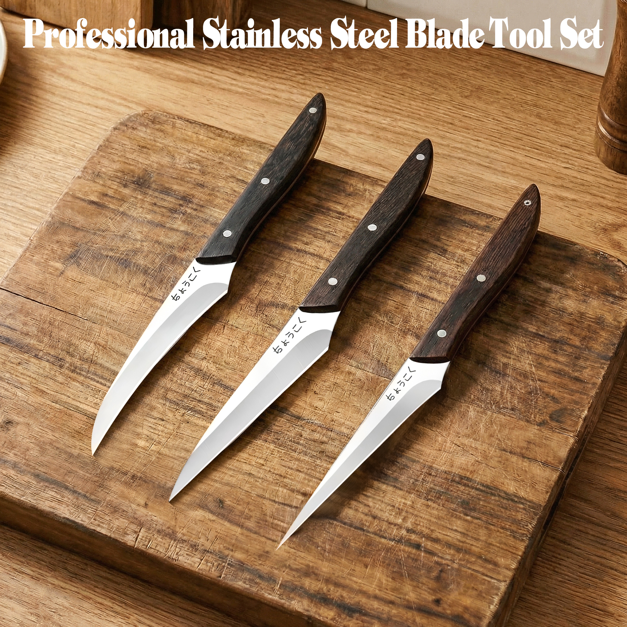 Commercial Kitchen Knives - Upgraded Multi-Function Kitchen Fruit&Paring Knife Set