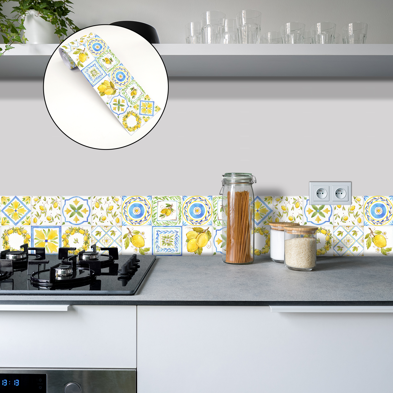 Fresh Style Lemon Ceramic Wall - Commercial Kitchen Tiles incelemesi ve fiyatı