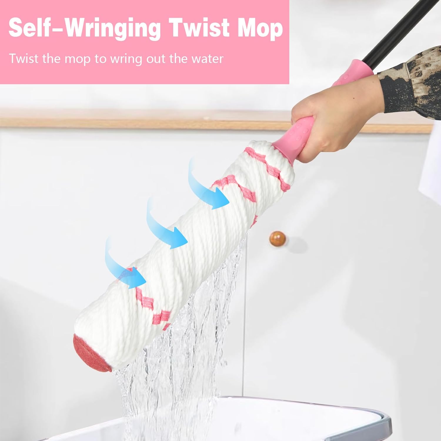 Self-Wringing Twist Mop for Fl - Commercial Kitchen Tiles incelemesi ve fiyatı