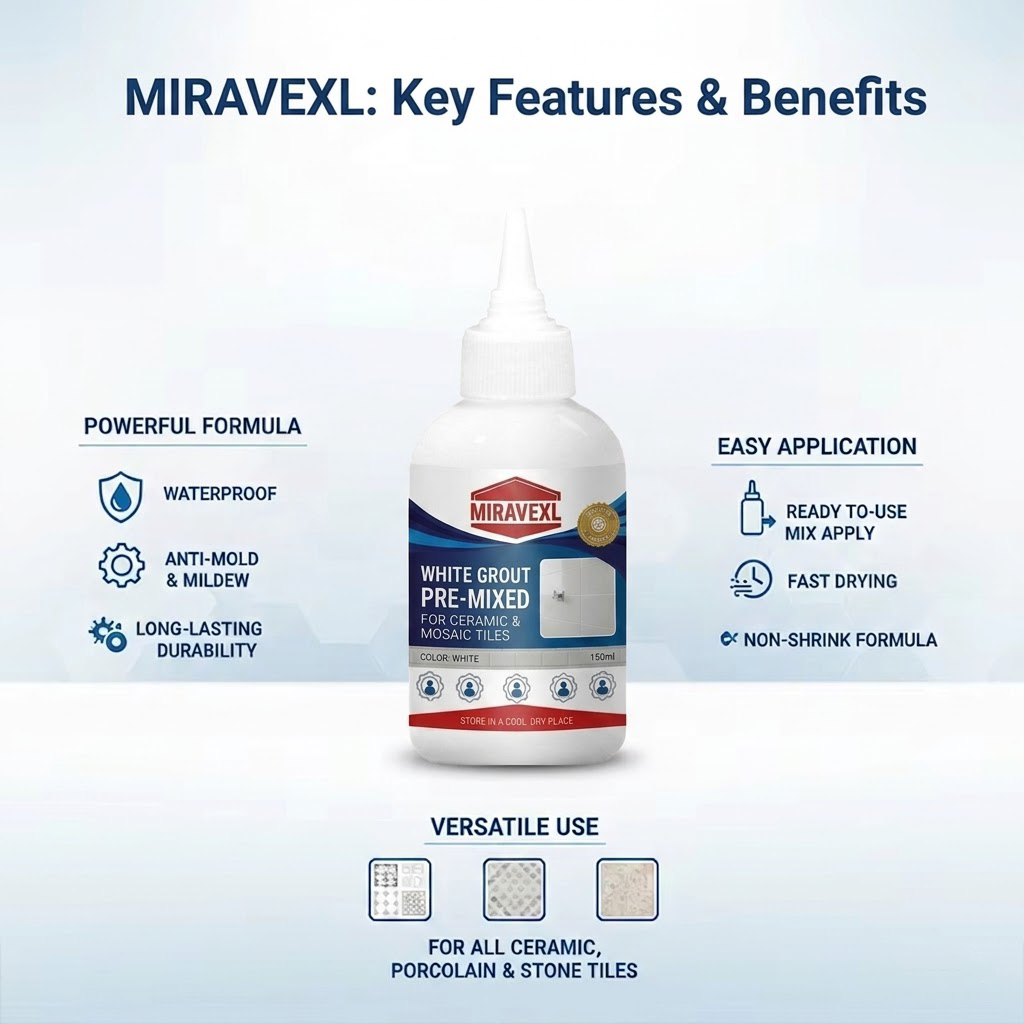 Premium White Tile Grout, Anti - Commercial Kitchen Tiles incelemesi ve fiyatı