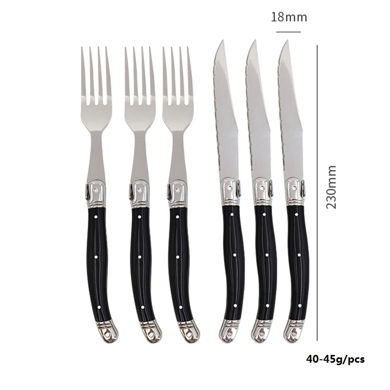 8'' Laguiole Style Black Steak - Commercial Kitchen Knives incelemesi ve fiyatı