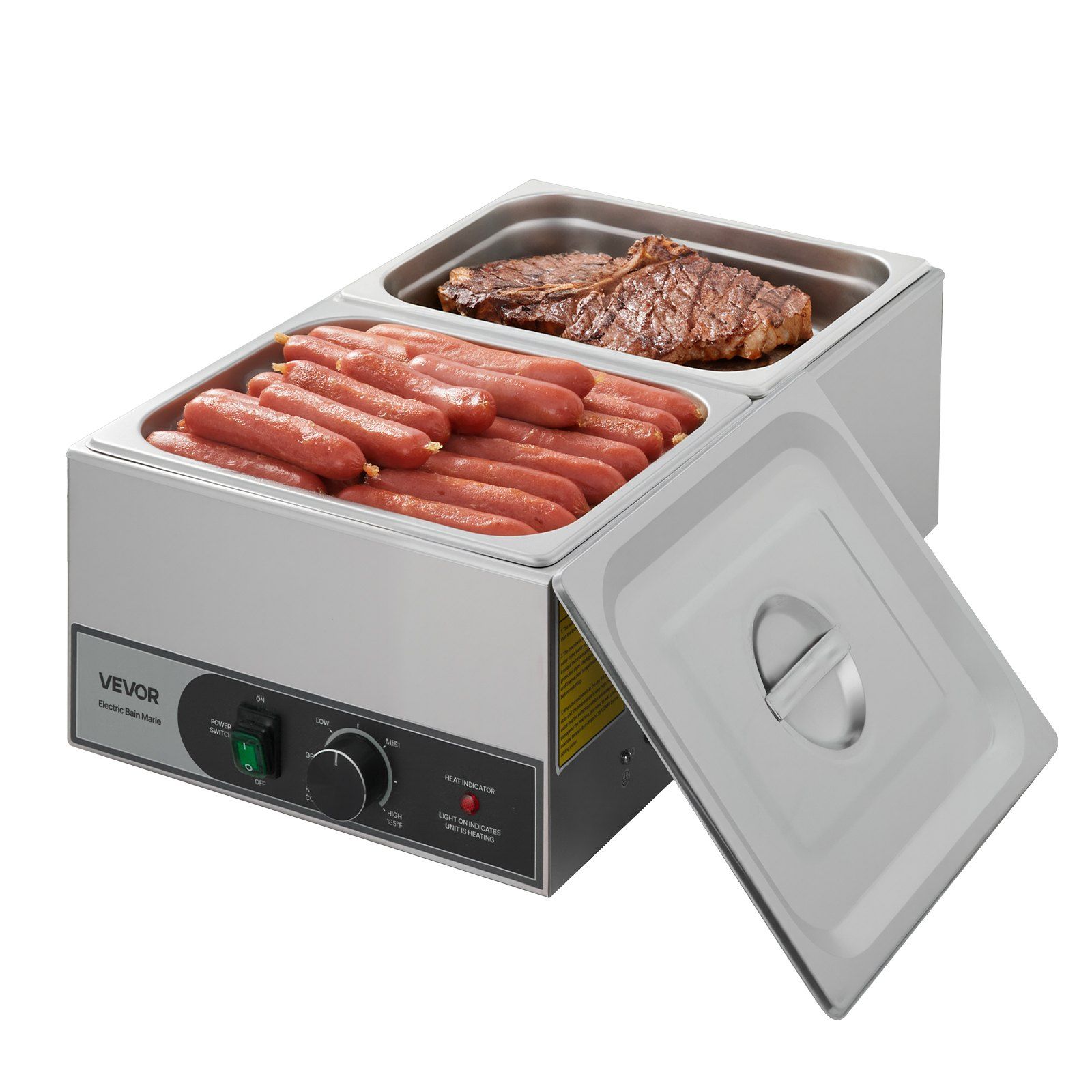 Commercial Food Warmer, 1200W  - Bain Marie Food Warmer incelemesi ve fiyatı