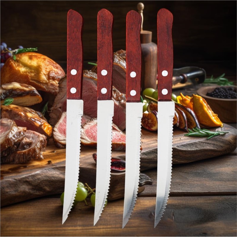 1-20 Pcs Stainless Steel Steak - Commercial Kitchen Knives incelemesi ve fiyatı