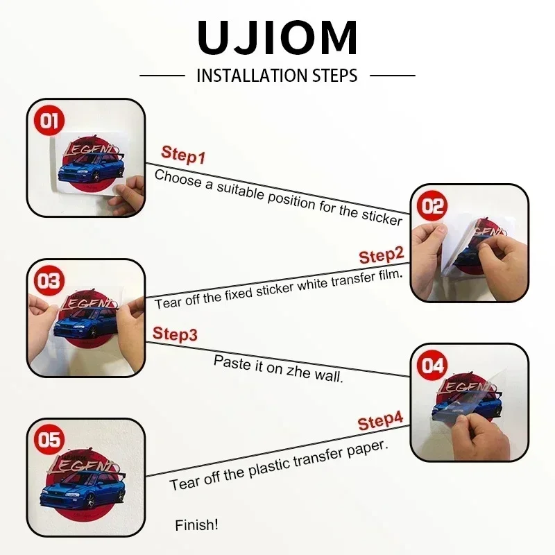 UJIOM Cartoon Girl Ai Wall Sti - Commercial Kitchen Tiles incelemesi ve fiyatı