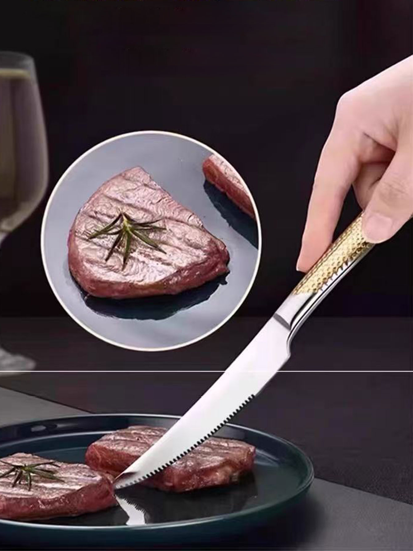Steak Knife and Fork Cutlery W - Commercial Kitchen Knives incelemesi ve fiyatı