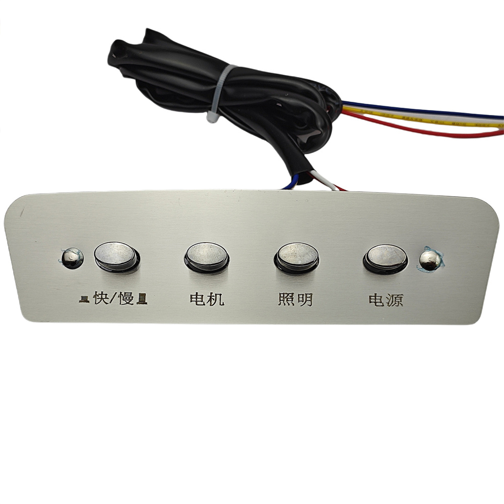 1pc 4-key Push Button Switch C - Commercial Kitchen Range Hood incelemesi ve fiyatı