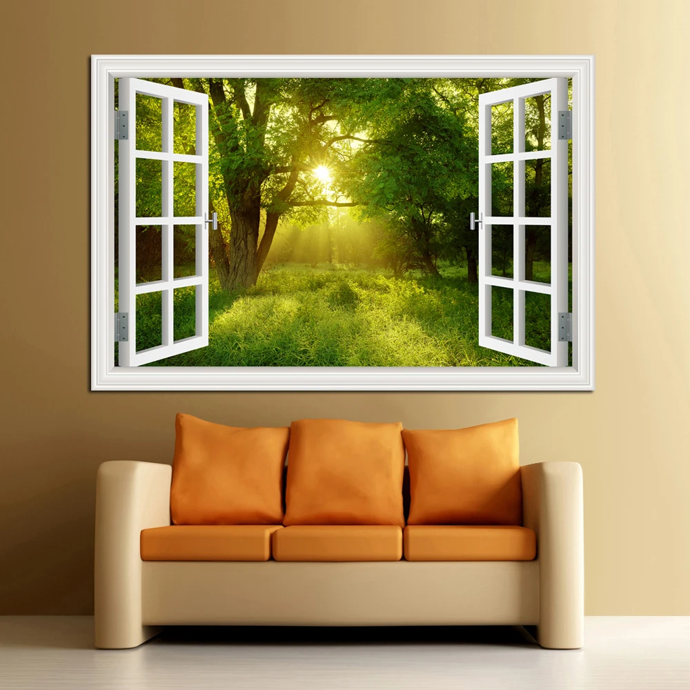 Forest 3D Window Landscape Wal - Commercial Kitchen Tiles incelemesi ve fiyatı