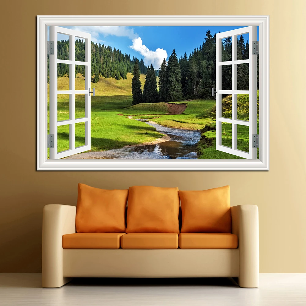 Forest 3D Window Landscape Wal - Commercial Kitchen Tiles incelemesi ve fiyatı