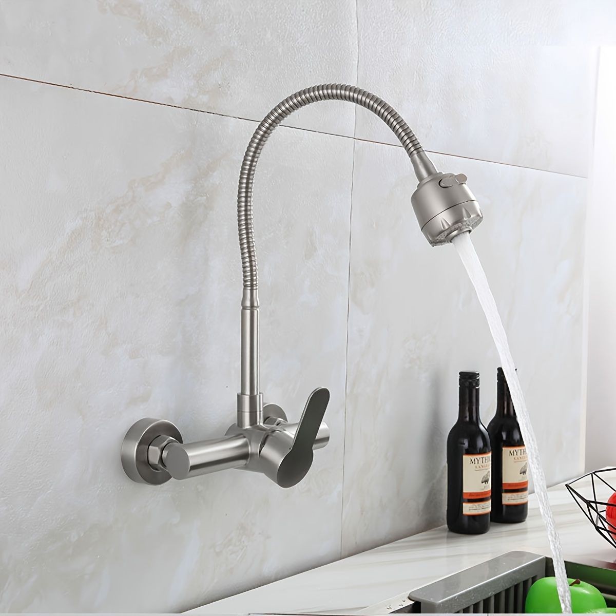 Wall-mounted kitchen faucet, s - Commercial Kitchen Walls incelemesi ve fiyatı