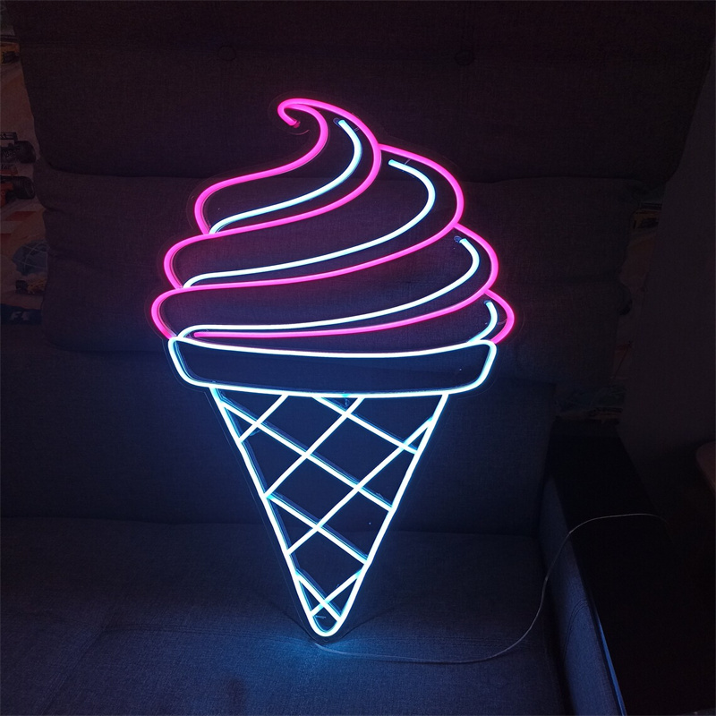 Ice Cream LED Neon Light | Wal - Commercial Kitchen Walls incelemesi ve fiyatı
