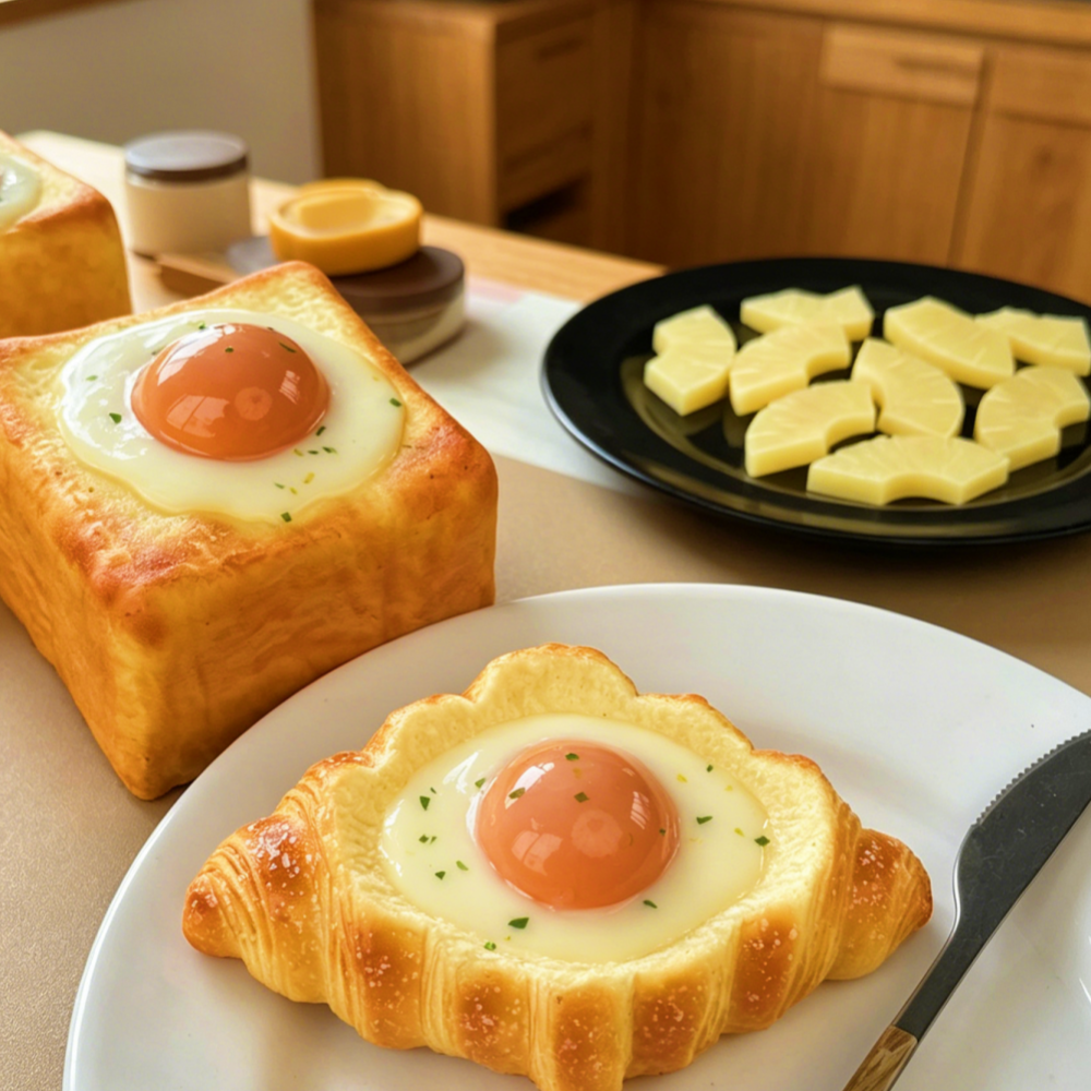 Realistic Egg Toast & Croissan - Commercial Kitchen Layouts incelemesi ve fiyatı