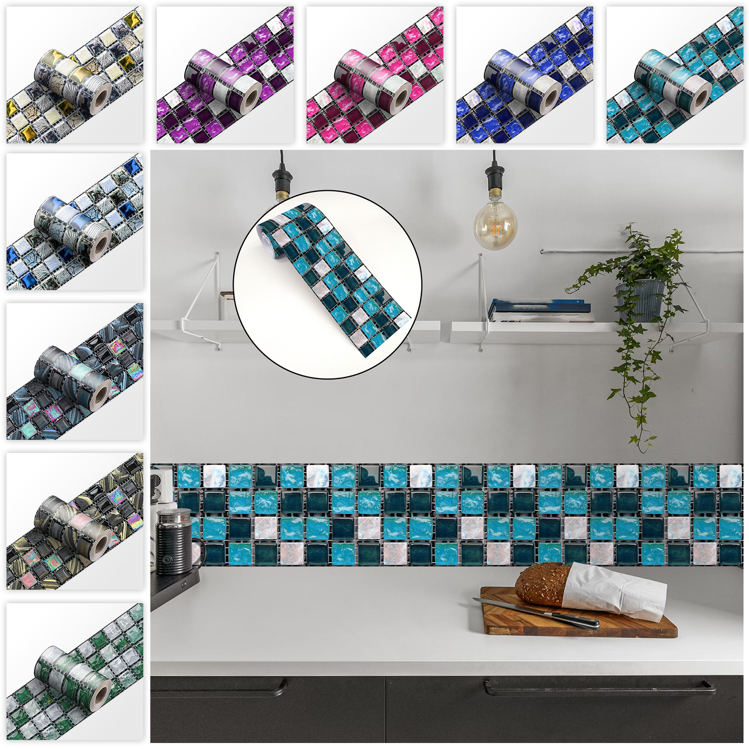 24 Styles 2D Mosaic Tiles Wall - Commercial Kitchen Tiles incelemesi ve fiyatı