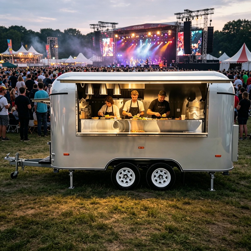 Stainless Steel Food Trailer M - Commercial Kitchen Layouts incelemesi ve fiyatı