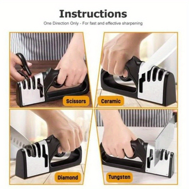 4-in-1 Professional Tungsten F - Commercial Kitchen Knives incelemesi ve fiyatı