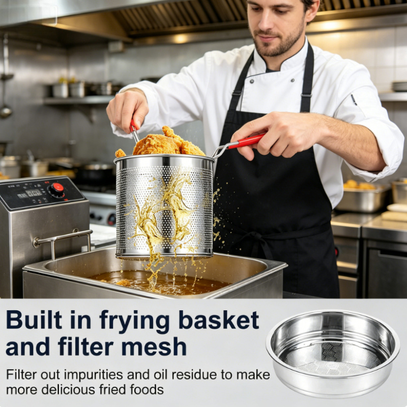 Kitchen Stainless Steel Deep F - Commercial Kitchen Appliance incelemesi ve fiyatı