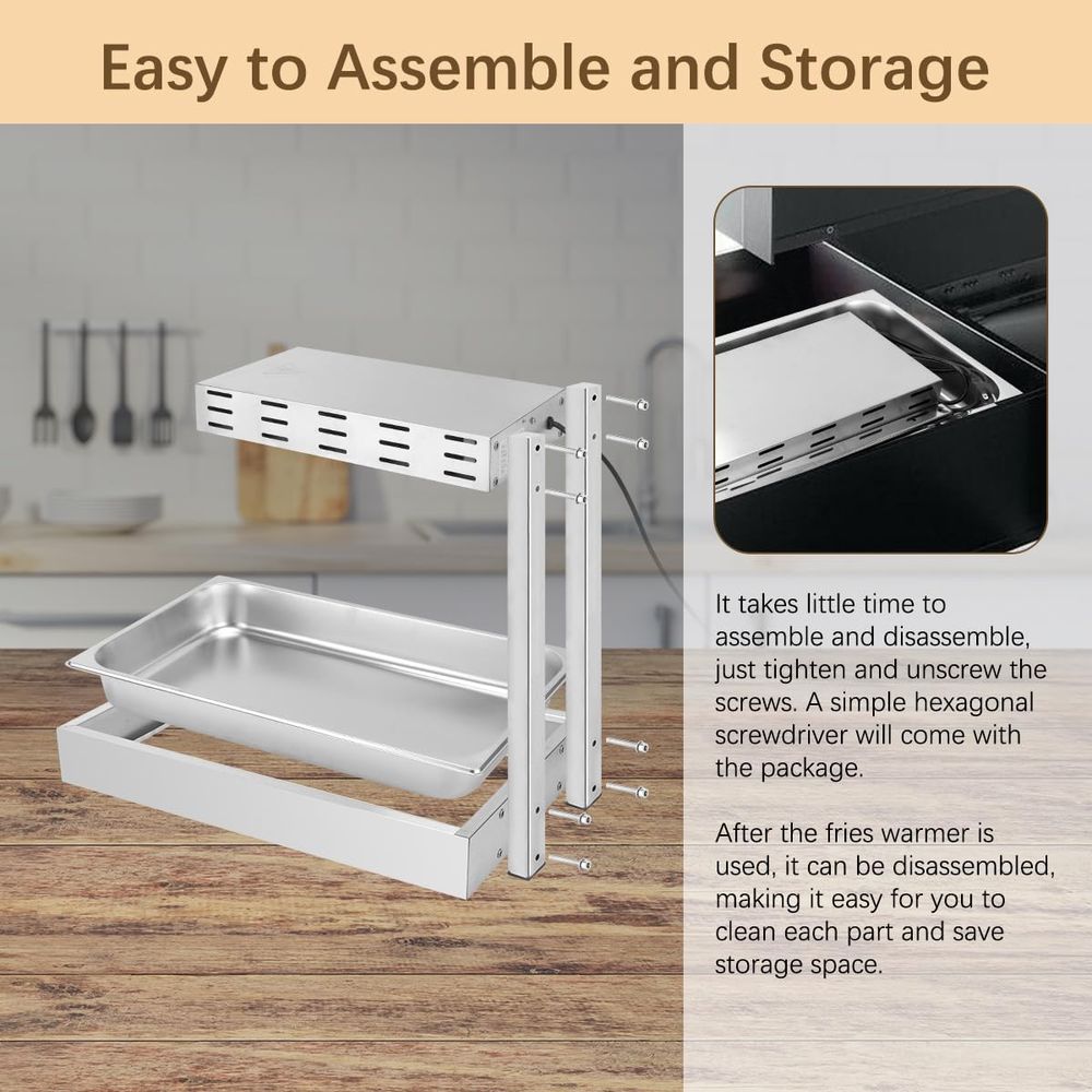 French Fry Warmer, Commercial  - Commercial Kitchen Warmer incelemesi ve fiyatı