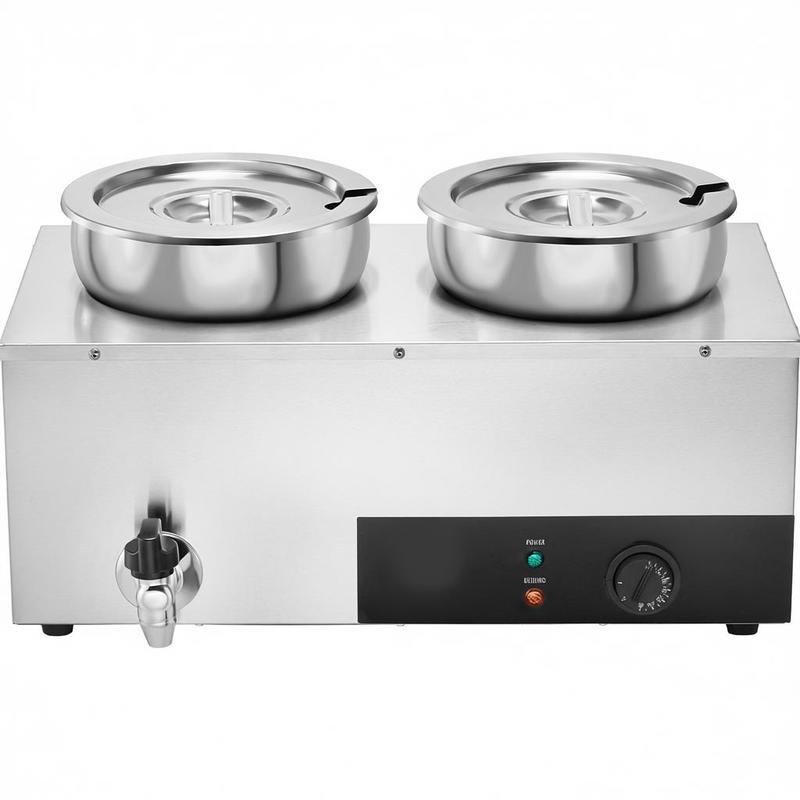 Electric Soup Warmer, Dual 7.4 - Bain Marie Food Warmer incelemesi ve fiyatı