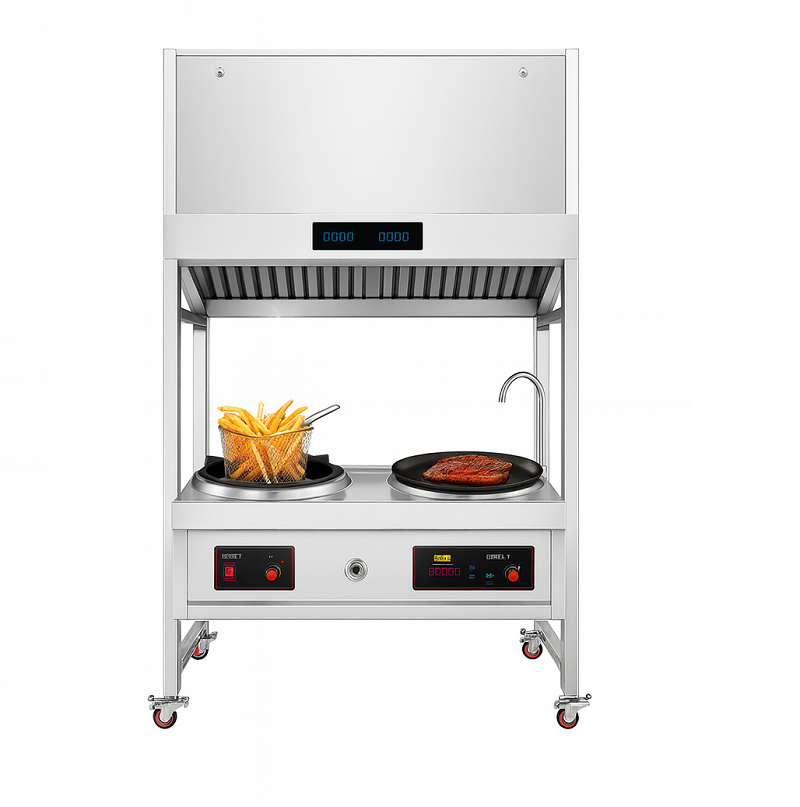 Stainless Steel Smart Range Ho - Commercial Kitchen Range Hood incelemesi ve fiyatı