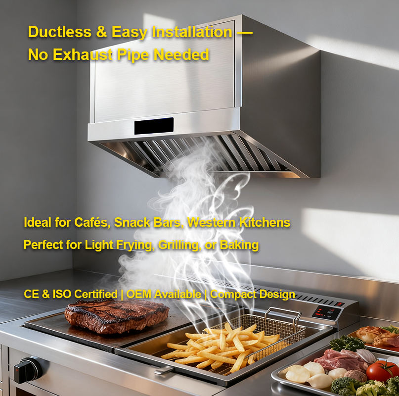 Stainless Steel Smart Range Ho - Commercial Kitchen Range Hood incelemesi ve fiyatı
