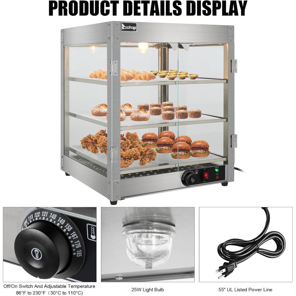 3 Tier Commercial Countertop P - Commercial Kitchen Warmer incelemesi ve fiyatı
